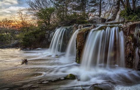 Lake Katherine Waterfall - hdrcreme