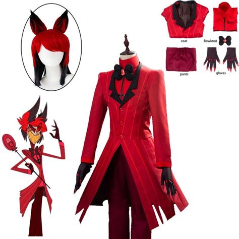 Hazbin Cosplay Hotel Uniform ALASTOR Cosplay Costume Adult Men ...