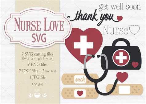 Nurse Love SVG, Digital Download – digiArtCafé