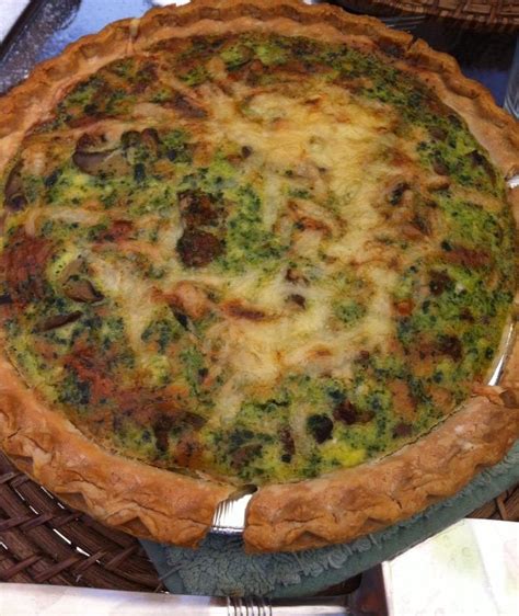 Spinach & Italian Sausage Quiche