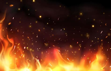 Realistic Fire Flare Effect Background 22444918 Vector Art at Vecteezy