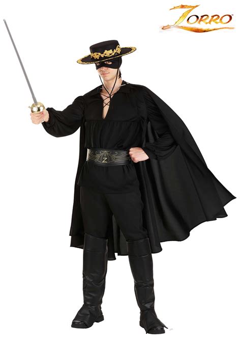 Adult Deluxe Zorro Costume | ubicaciondepersonas.cdmx.gob.mx