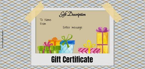 FREE Gift Certificate Template | 50+ Designs | Customize Online and Print