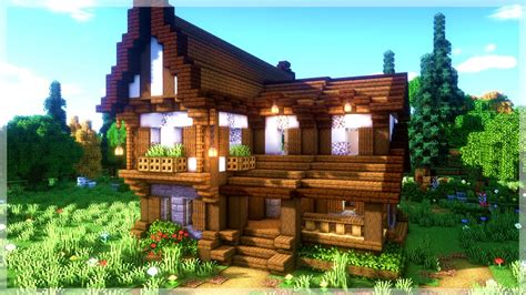 Minecraft: How to Build a Medieval Cabin House (Tutorial) - YouTube