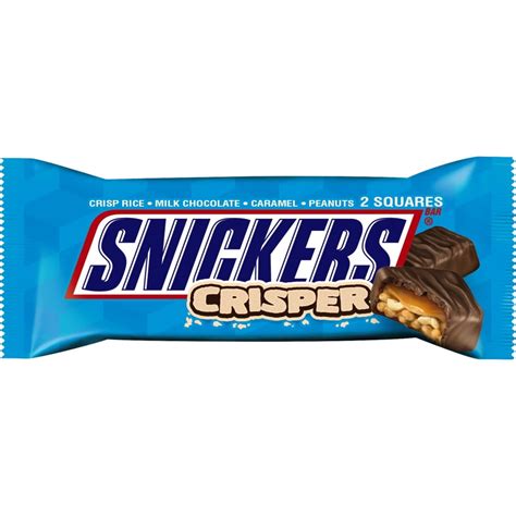 SNICKERS Crisper Chocolate Candy Bars, 1.4 oz - Walmart.com - Walmart.com