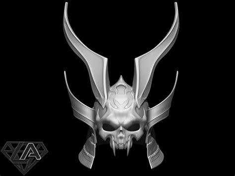 Shao Kahn MK11 Helmet - 3D Model by LAfactorystore