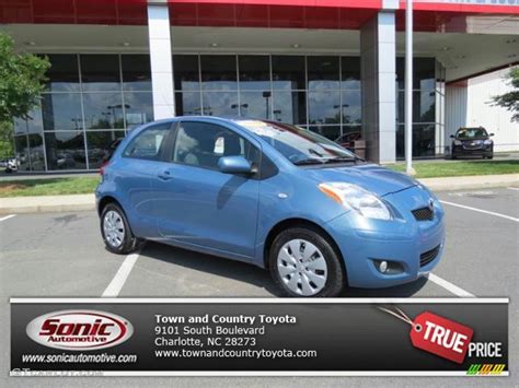 2010 Bayou Blue Pearl Toyota Yaris 3 Door Liftback #81583832 Photo #22 ...