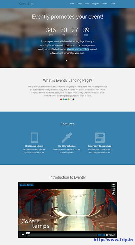 10 Best Event Landing Page Templates For Event, Concerts, Conferences ...