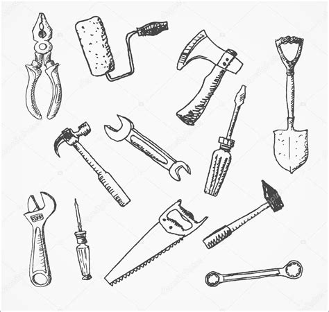 Mechanic Tools Drawing at GetDrawings | Free download