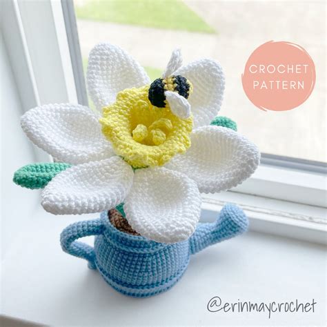 Crochet Flower Pattern, Amigurumi Flower Pattern, Bumble Blossom ...