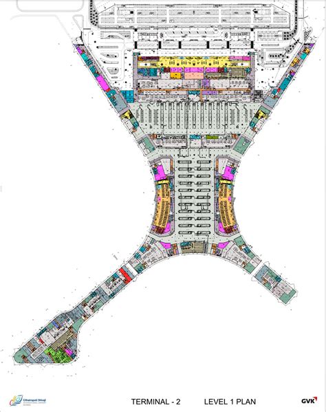 SOM unites mumbai airport terminal with fractal roof canopy