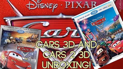 Cars 3D and Cars 2 3D Blu-ray Unboxing! - YouTube