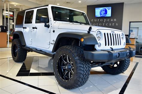 Used 2016 Jeep Wrangler Unlimited EMC Custom Lifted Sport S For Sale ...