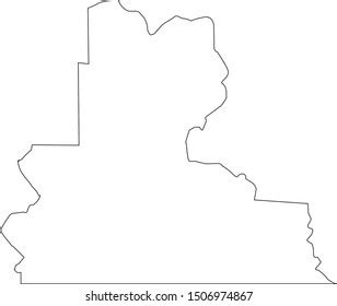 Wasco County Map Oregon State Stock Vector (Royalty Free) 1506974867