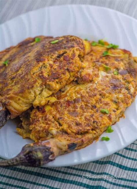 Tortang Talong with Ground Pork Recipe - Panlasang Pinoy