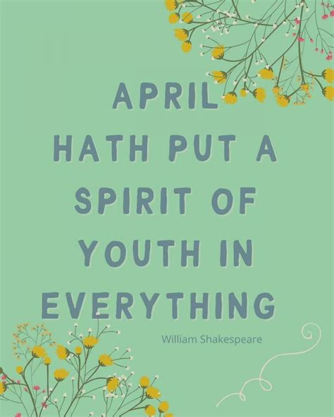 250 Best April Quotes To Put A Spring In Your Step – Quote.cc