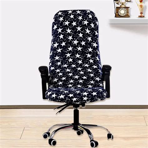 Computer Office Chair Cover Washable Removable Arm Printed Elastic ...