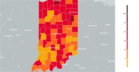 Indiana COVID-19 Map: Tracking the Trends