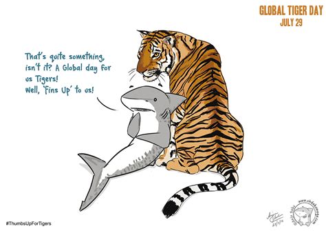 "Oh, Dakuwaqa!" - The Shark comics and cartoons: Global Tiger Day