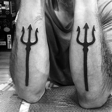 40 Trident Tattoo Designs For Men - Neptune Ink Ideas