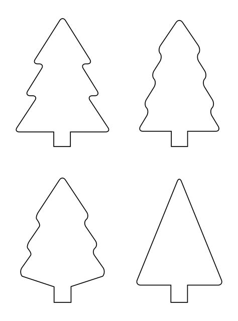 7 Best Images of Large Printable Christmas Tree Patterns - Christmas ...