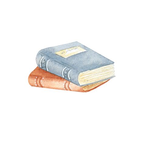 Watercolor books clipart 11459985 PNG