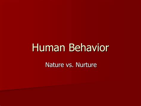 Human Behavior