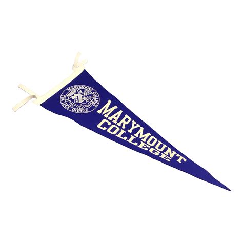 Vintage Marymount College Wool Pennant/Flag | Chairish