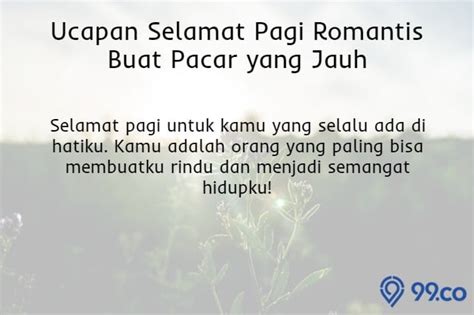 75 Ucapan Selamat Pagi Romantis untuk Pacar dan Orang Tersayang. Bikin ...