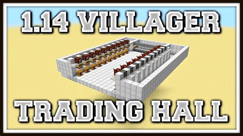 1.14 Villager Trading Hall | Tutorial - YouTube