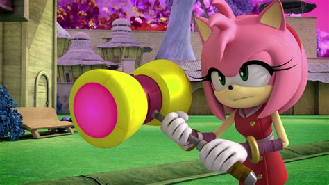 Amy Rose Sonic Boom Style