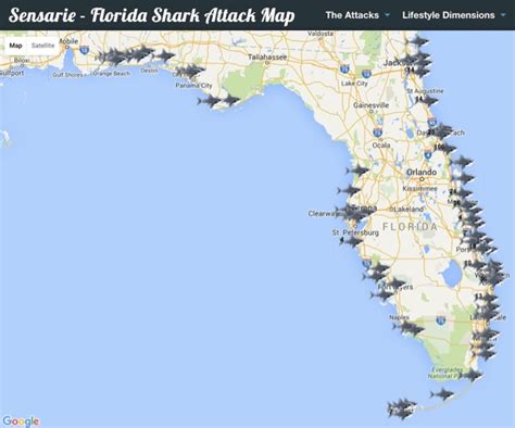 Maui Shark Attack Locations Map