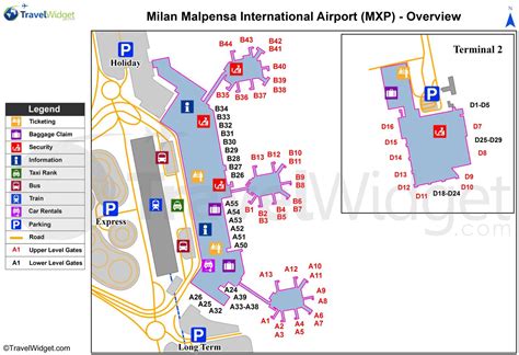 Malpensa airport map train station - Map of milan airports and train ...