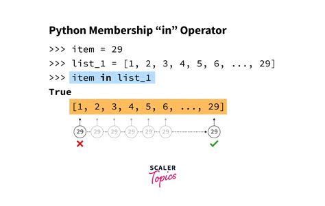 What is Membership Operator in Python? | Scaler Topics