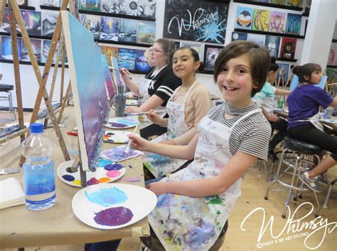 Whimsy Paint & Sip Art Studio :: Orchard Town Center :: How It Works FAQ