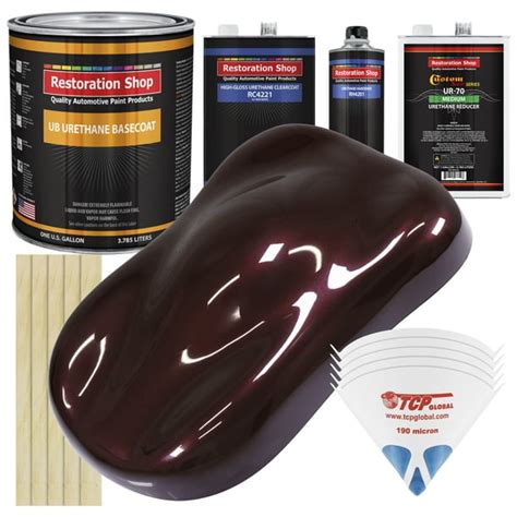 Molten Red Metallic Gallon URETHANE BASECOAT CLEARCOAT Car Auto Body ...