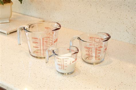 Anchor Hocking 77940COM Anchor 77940 3-Piece Measuring Cup Set, Set of ...