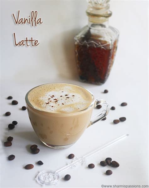 Vanilla Latte Recipe - Sharmis Passions