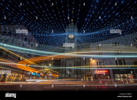 Brighton Clock Tower at night Stock Photo - Alamy