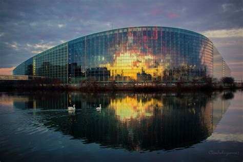 The European Parliament, Strasbourg, France : europe