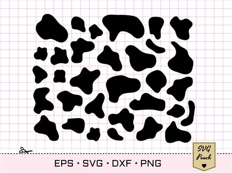 Cow Print Svg - Cow svg - Spot pattern By SVGPouch | TheHungryJPEG