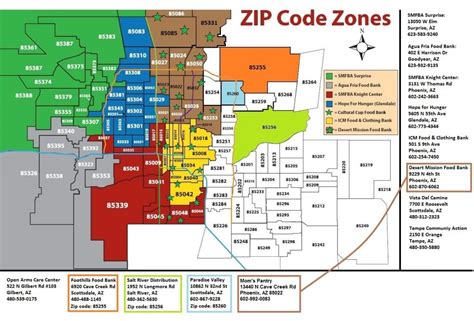 Phoenix Zip Code Map - Map Of The World