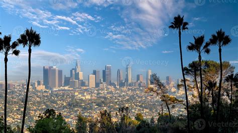 Los Angeles downtown skyline cityscape in CA 4532593 Stock Photo at ...