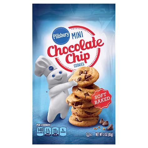 PILLSBURY MINI CHOCOLATE CHIP COOKIES 6CT - Cookies - Snacks - Texas ...