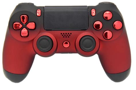 Red & Black Fade Custom PS4 Controller