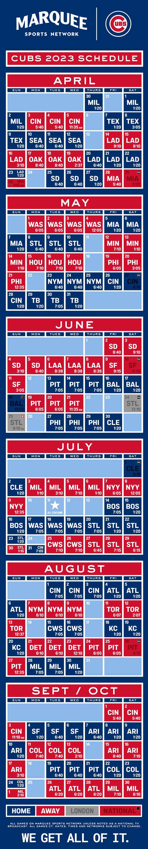 230208 Dgtl Cubs Schedule 2023 144ppi | Marquee Sports Network ...