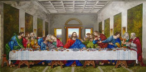 THE LAST SUPPER Extra Large Catholic Painting Jesus Oil - Etsy Canada