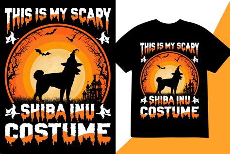 This is My Scary Shiba Inu Costume Graphic by POD Knight · Creative Fabrica