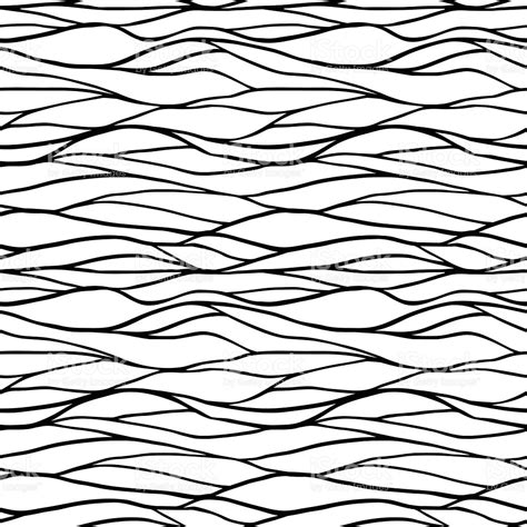 Wavy Lines Pattern stock vector art 625842618 | iStock - ClipArt Best ...