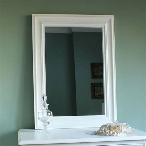 2024 Best of Large White Framed Wall Mirrors